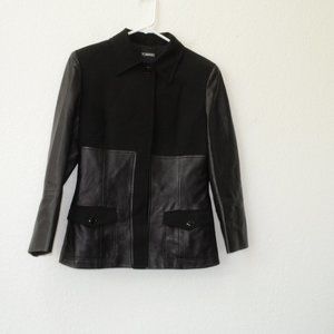 Tomaso Stefanelli Leather Jacket Mixed Media 44